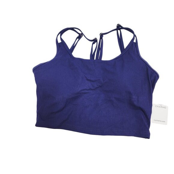 Charmo Womens High-Waisted Bikini Set Strappy Back UPF Protection Size S - Picture 6 of 11